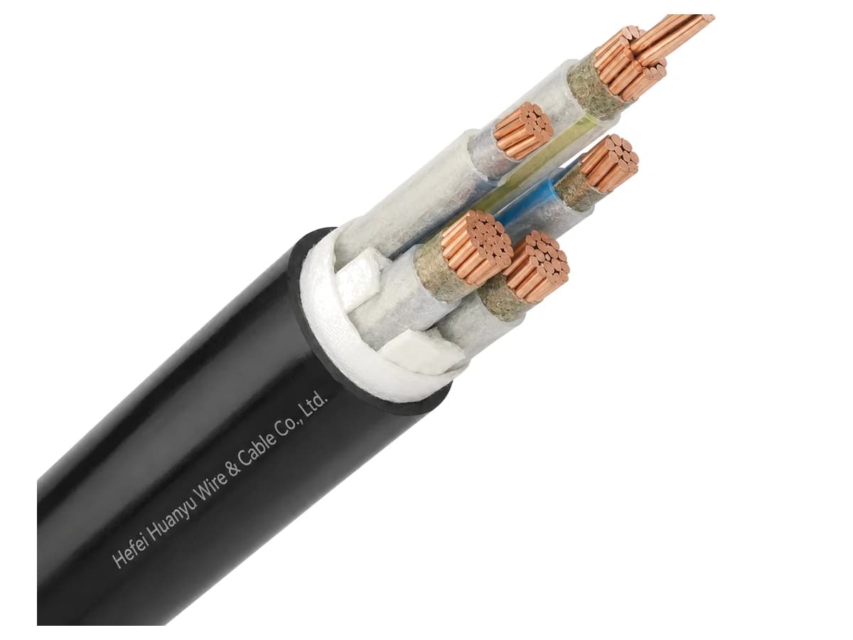 Representative combined LSZH flame-retardant fire-resistant cable option