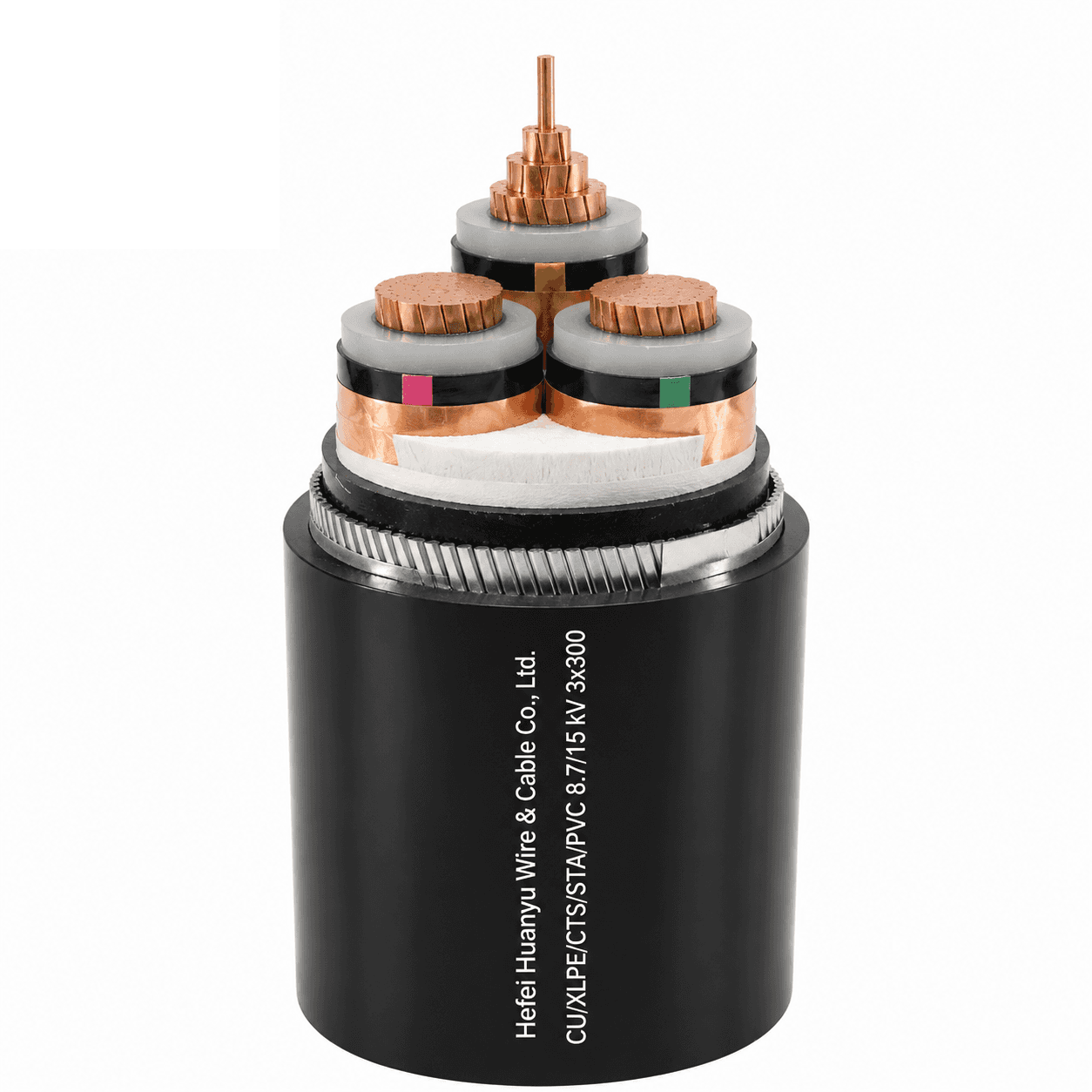 Armoured medium-voltage XLPE power cable option
