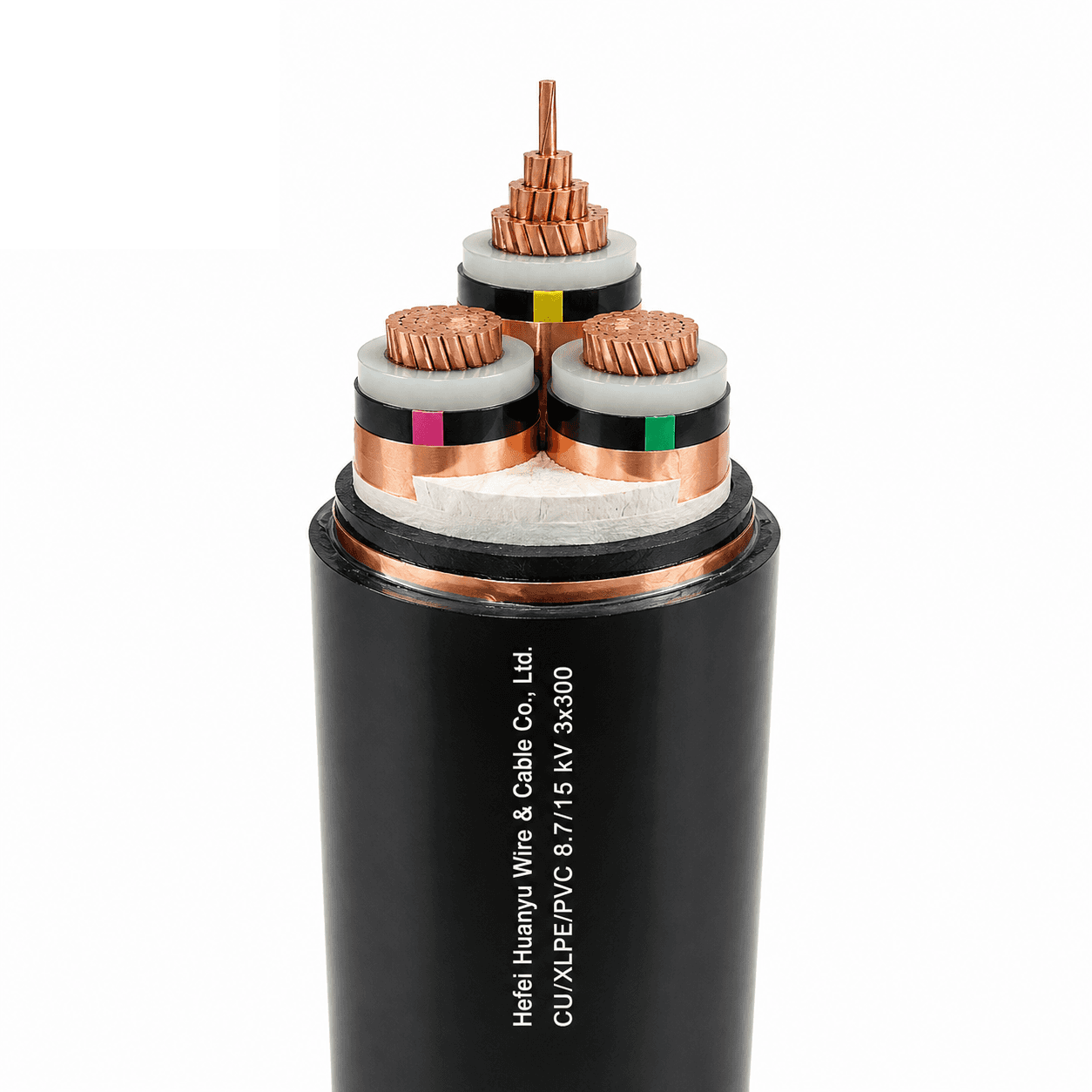 Medium voltage copper tape screened XLPE power cable