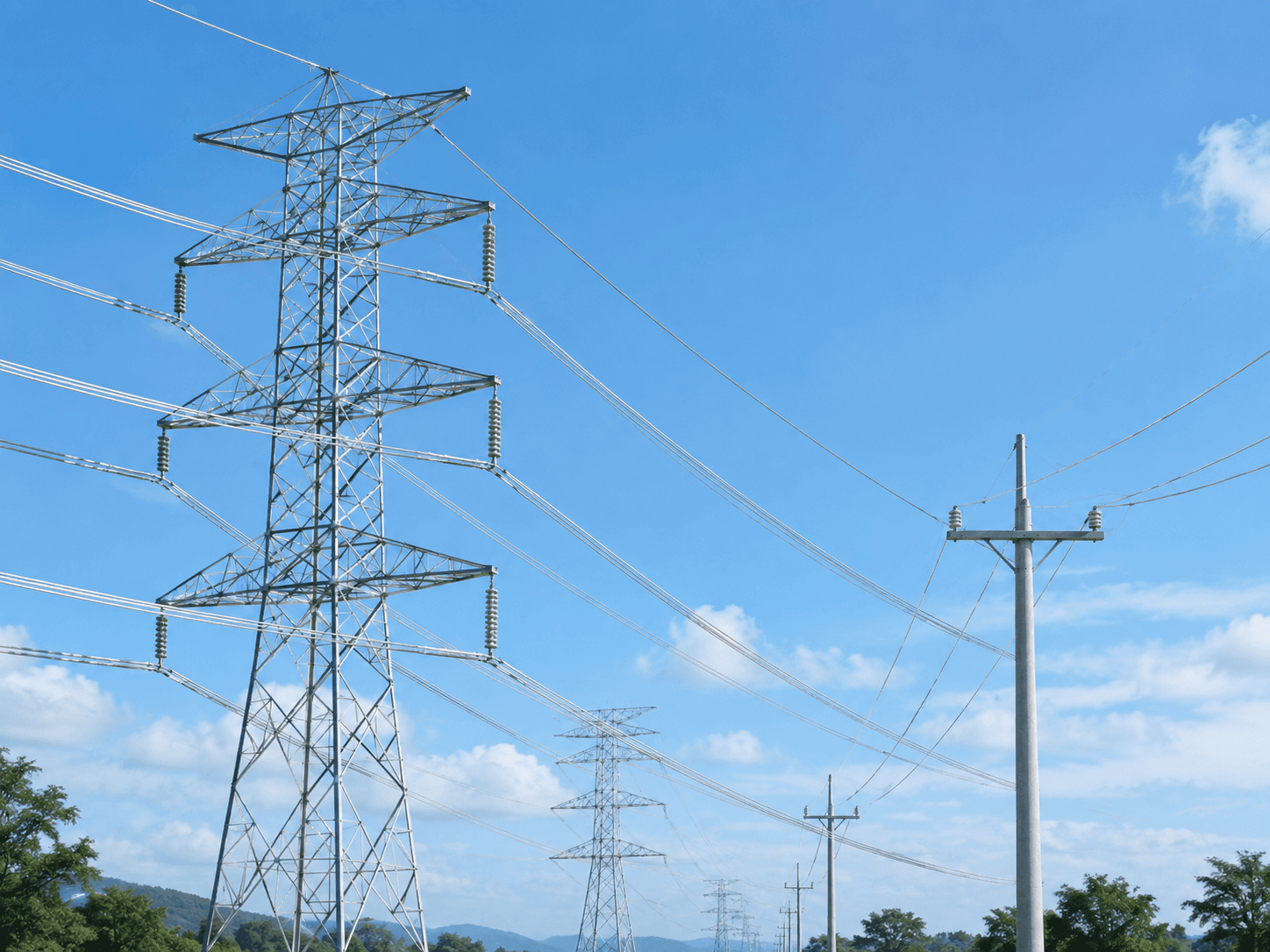 ACSR bare overhead conductor transmission line application