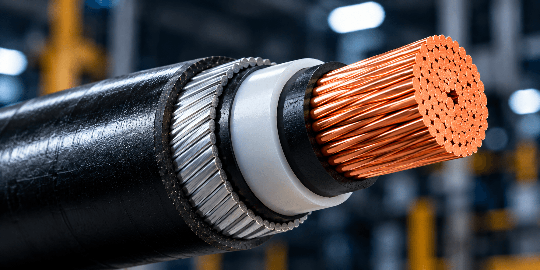 Low-voltage armoured power cable product view