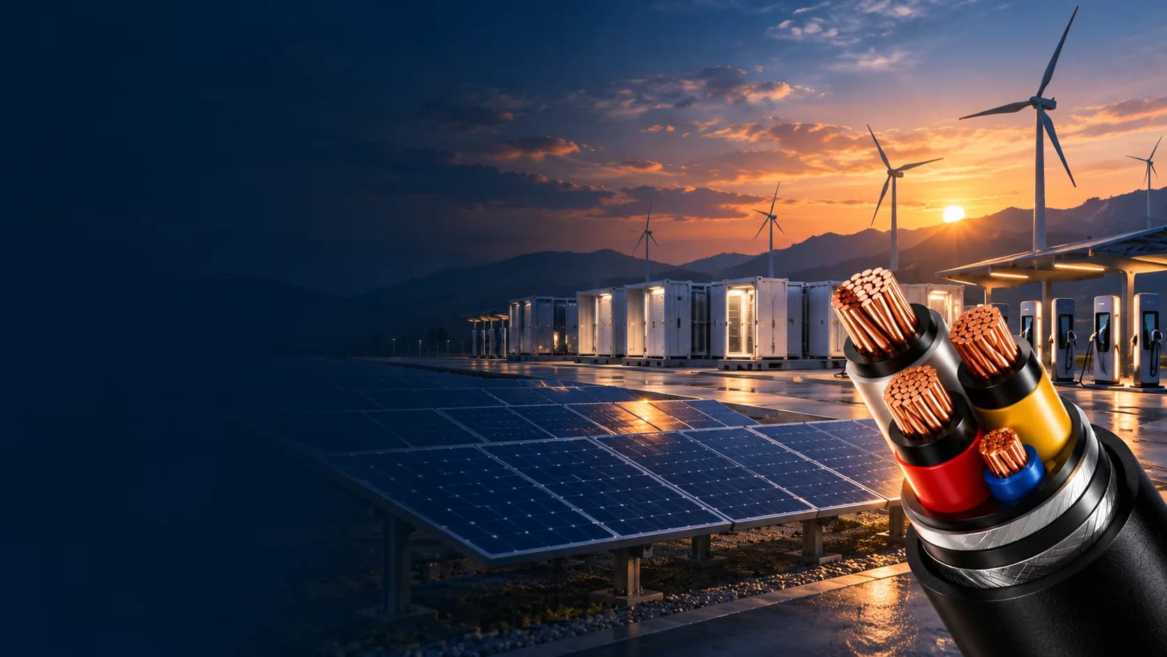 Renewable energy cable applications