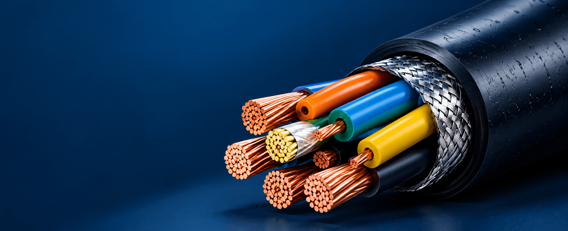 Representative screened multi-core control cable
