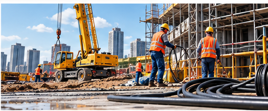 Construction and maintenance equipment connection context